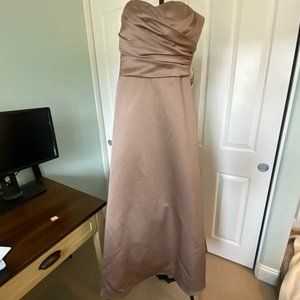 David's Bridal Strapless Bridesmaid/Prom/Cocktail Dress
